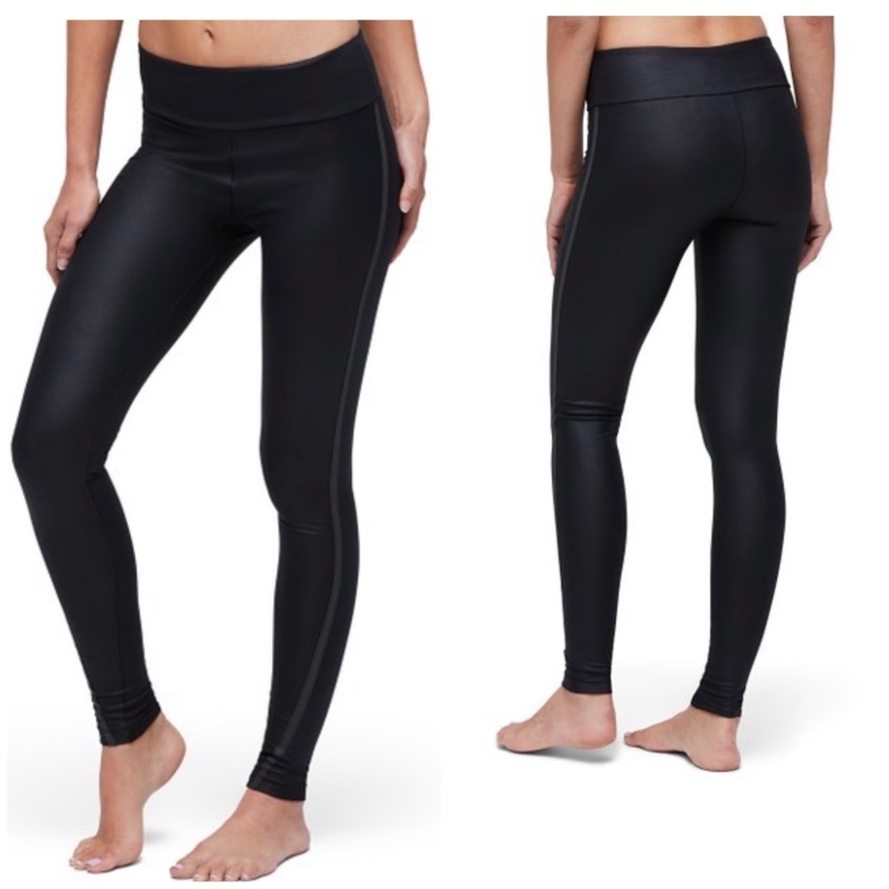 Peony Side-Stripe Leggings